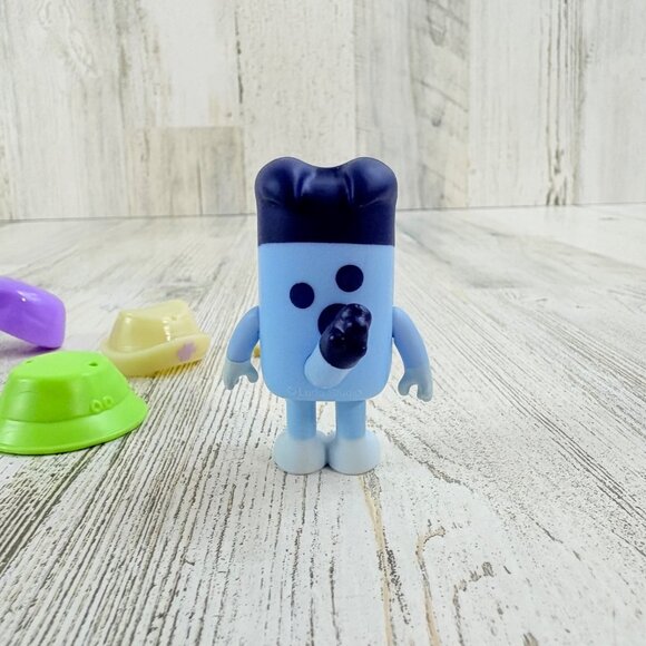 Bluey with HATS Flat Ears Chip Shop Hat Nurse Doctor Fishing Dress Up Set NEW - Picture 6 of 10